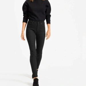 Everlane High Rise Jeans Black Size 30